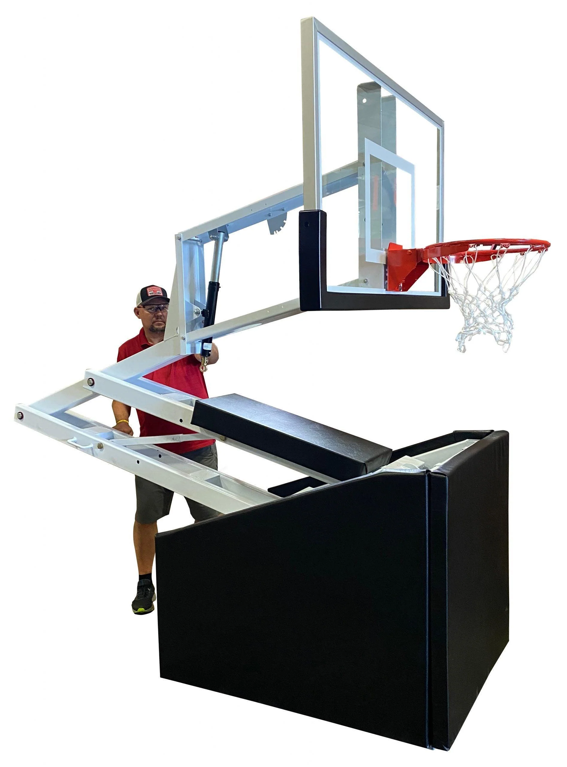 Bison T-Rex Sport Portable Basketball System 60" Glass - Image 4