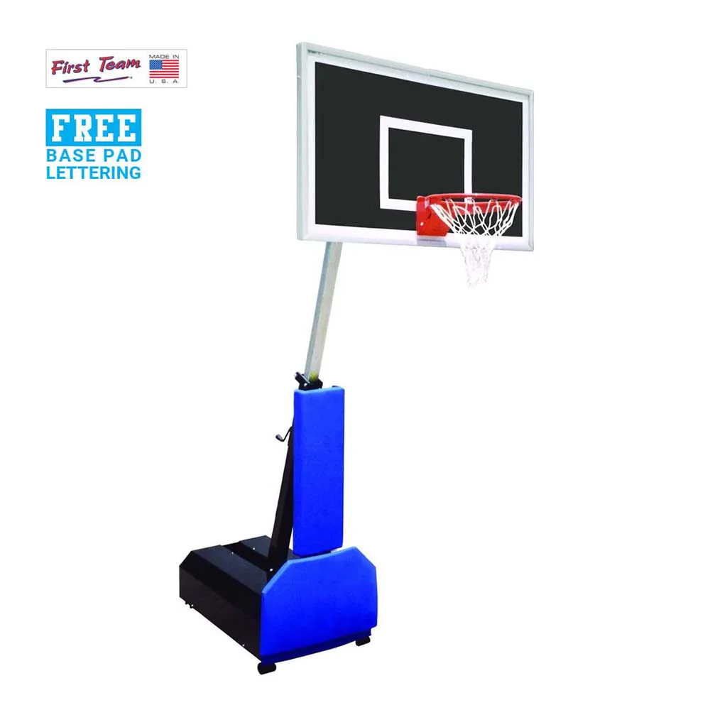 Fury™ Eclipse 60" Smoked Tempered Glass Portable Basketball Hoop by First Team - Image 10