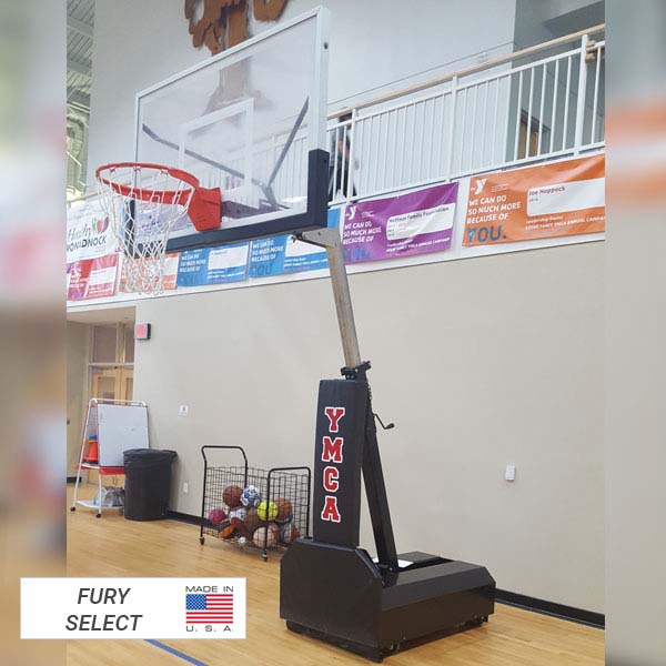 Fury™ Nitro 60" Tempered Glass Portable Basketball Hoop by First Team - Image 4