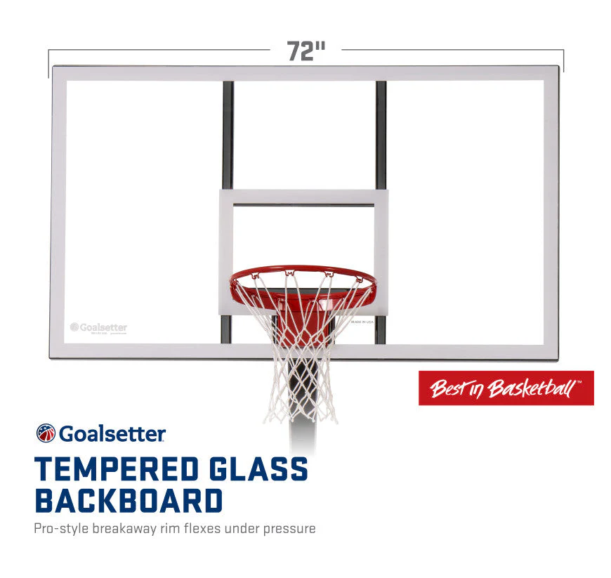 Goalsetter Launch Pro Series 72" In-Ground Basketball Hoop - Image 5