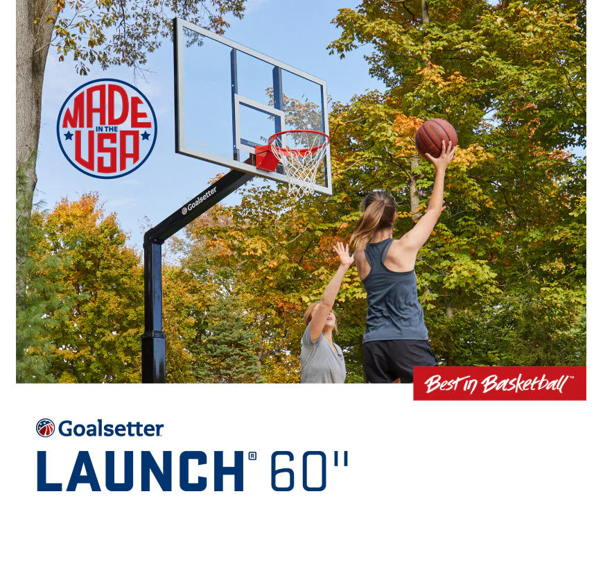 Goalsetter Launch Series 60" In-Ground Basketball Hoop - Image 5