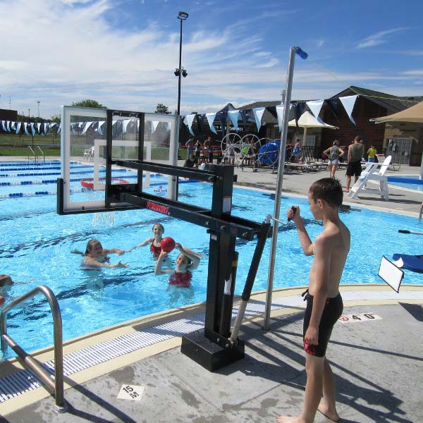 HydroShot™ Poolside Basketball Hoop by First Team - Image 5