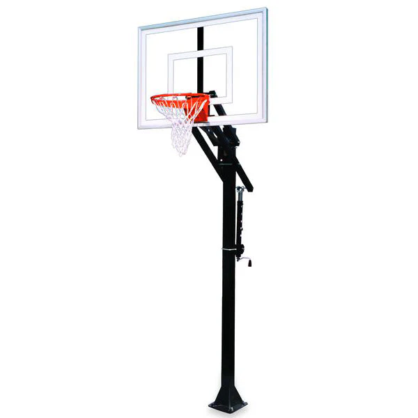 Jam™ Adjustable In-Ground Bolt-Down Basketball Hoop by First Team - Image 9