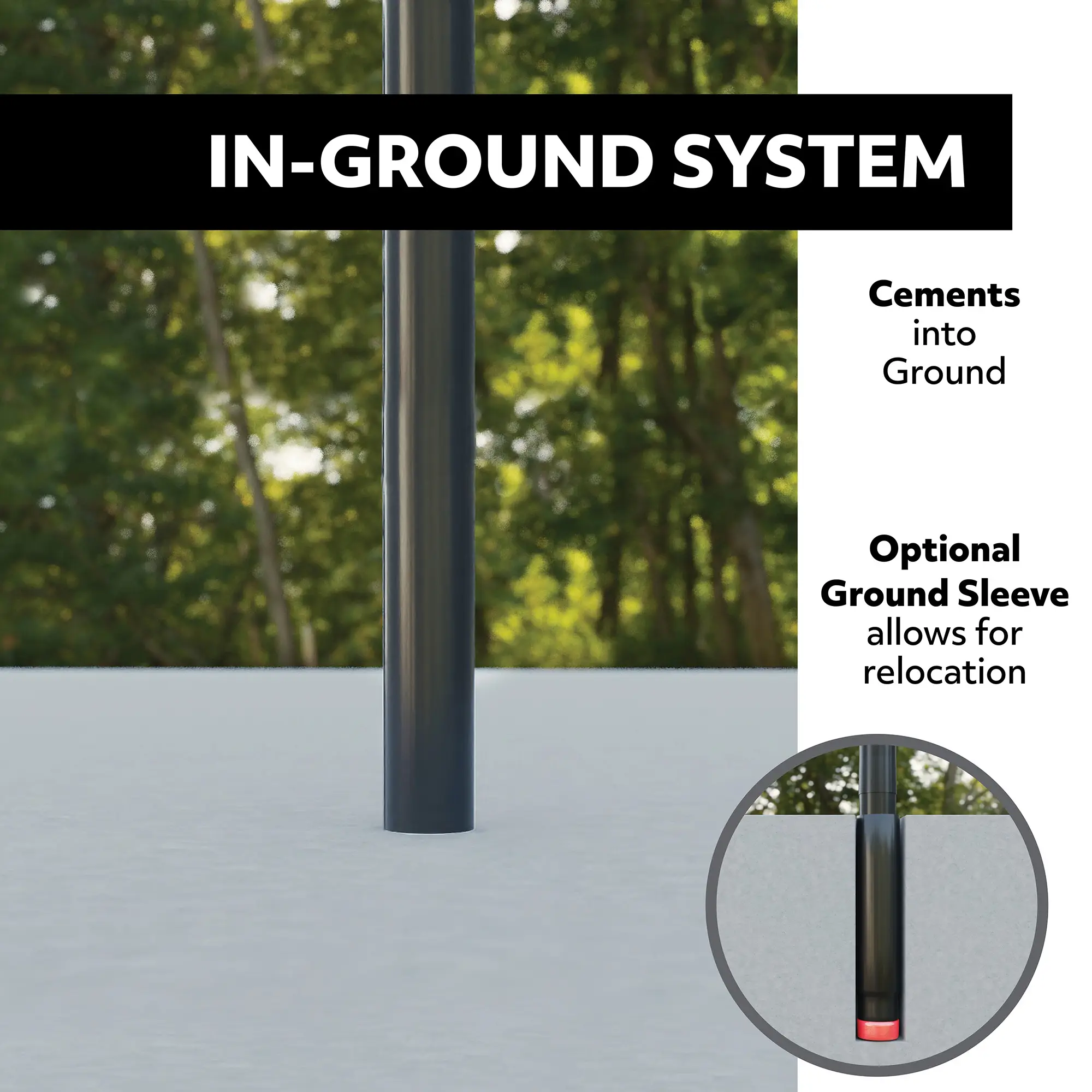 Lifetime Adjustable In-Ground Basketball Hoop (52-Inch Polycarbonate) - Image 5