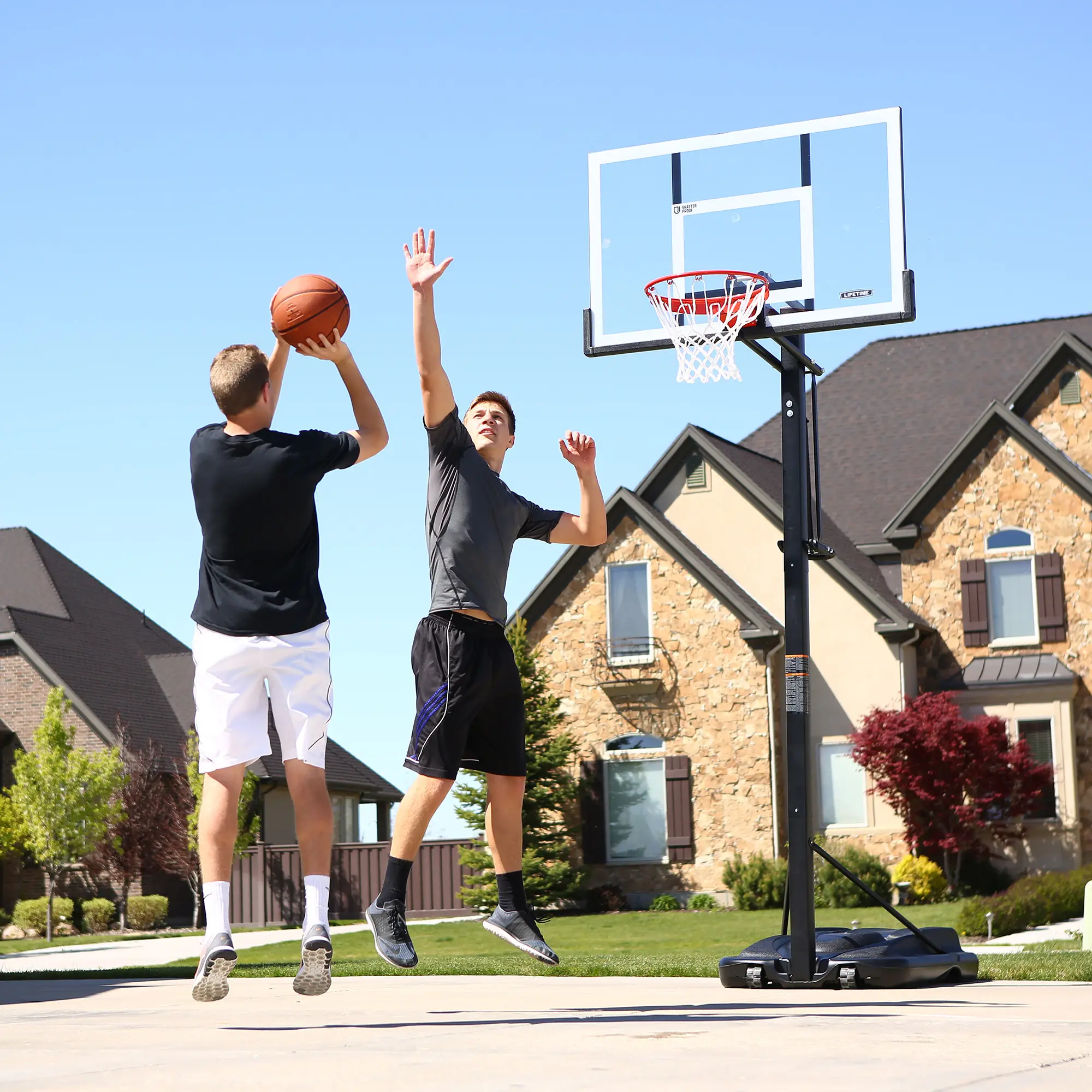 Lifetime Adjustable Portable Basketball Hoop (54-Inch Clearview Polycarbonate) - Image 13