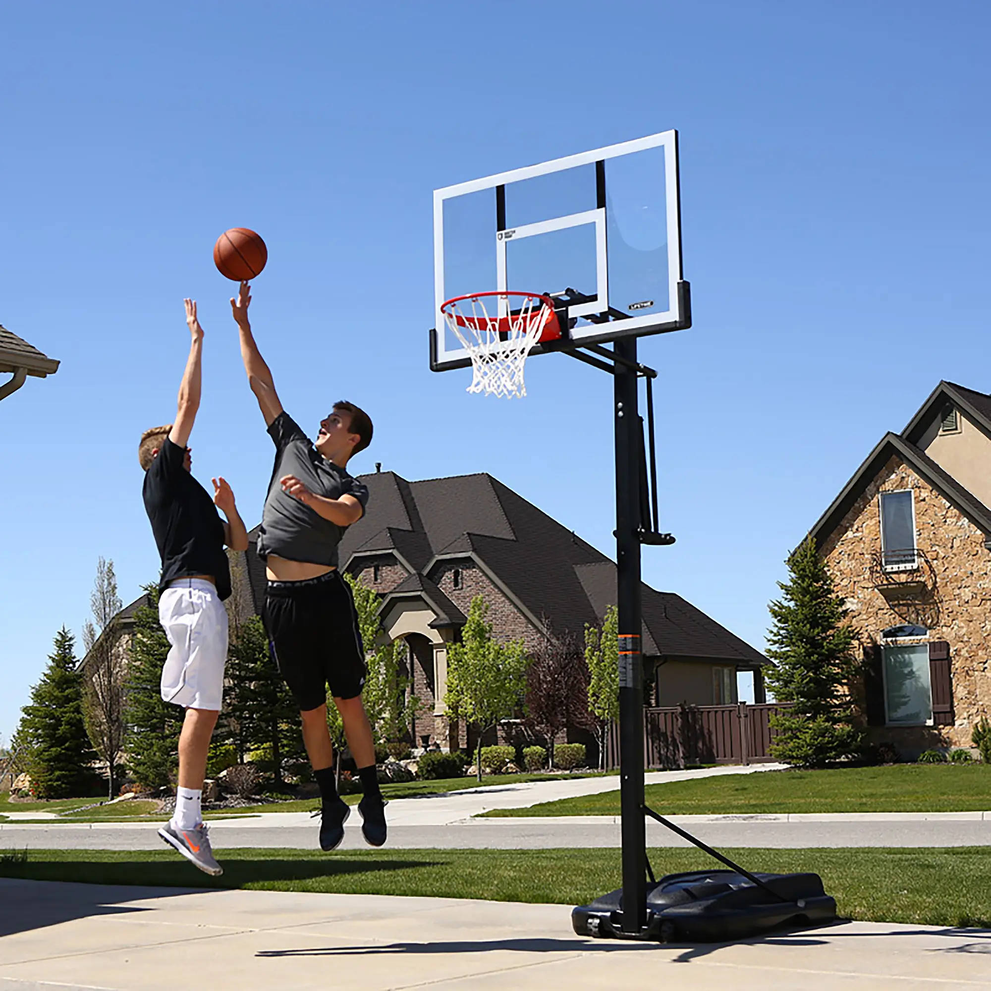 Lifetime Adjustable Portable Basketball Hoop (54-Inch Clearview Polycarbonate) - Image 15