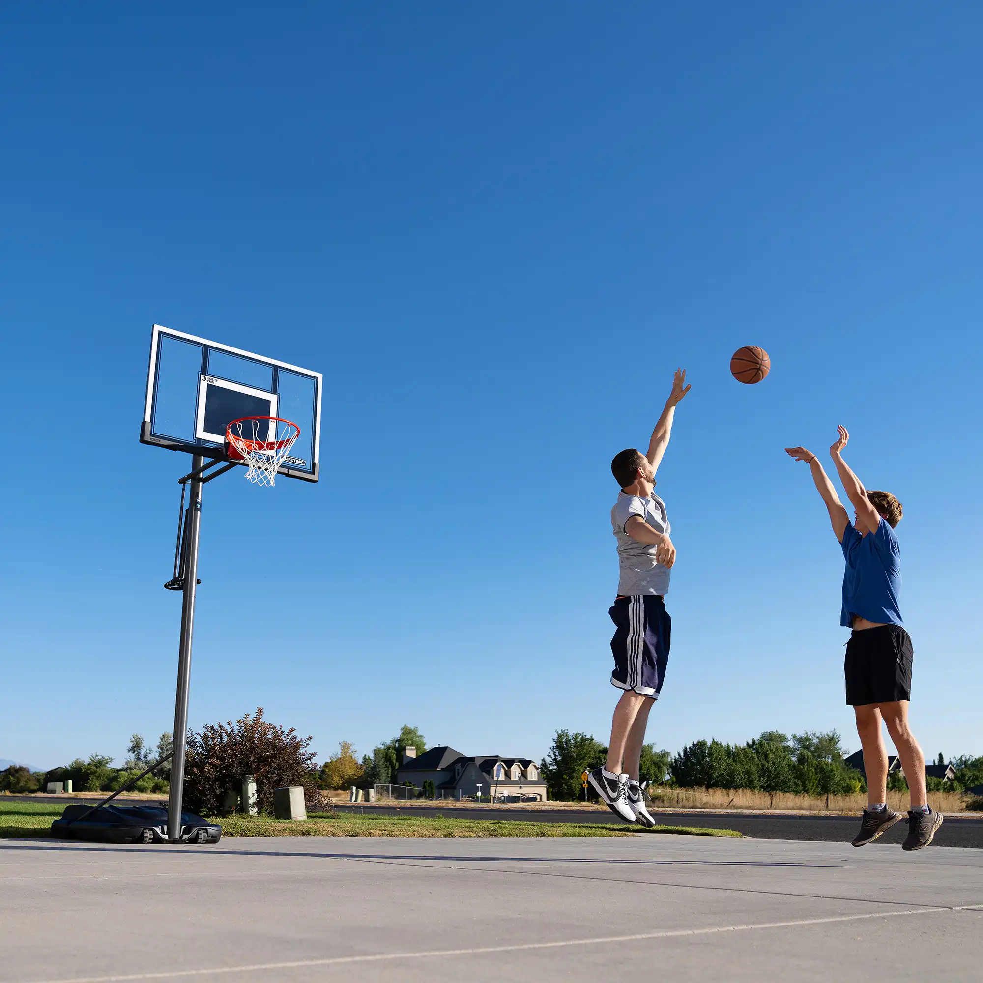Lifetime Adjustable Portable Basketball Hoop (54-Inch Polycarbonate) - Image 11