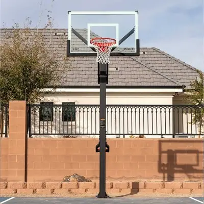 Lifetime Mammoth Bolt Down Basketball Hoop (54-Inch Tempered Glass) - Image 12
