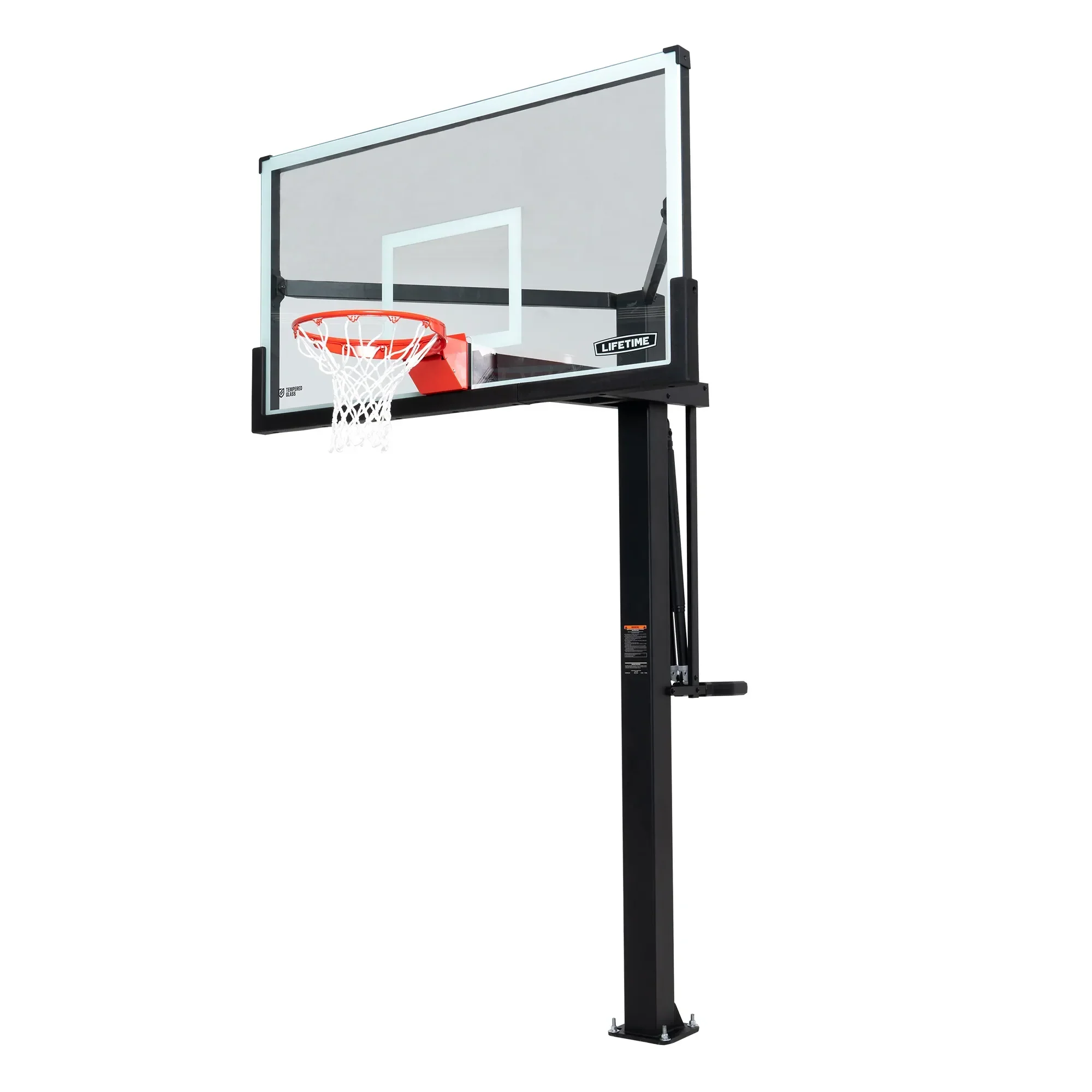 Lifetime Mammoth Bolt Down Basketball Hoop (72-Inch Tempered Glass) - Image 17