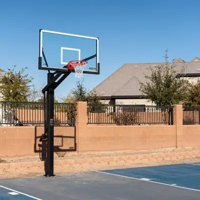 Lifetime Mammoth Bolt Down Basketball Hoop (72-Inch Tempered Glass) - Image 2
