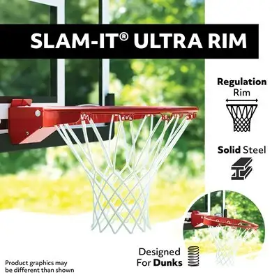 Lifetime Mammoth Lift Bolt Down Basketball Hoop (54-Inch Tempered Glass) - Image 4