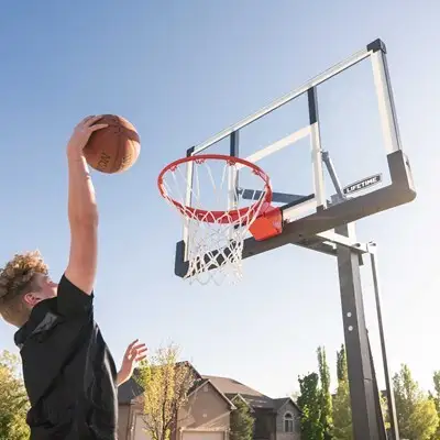 Lifetime Mammoth Portable Adjustable Basketball Hoop (54-Inch Tempered Glass) - Image 17
