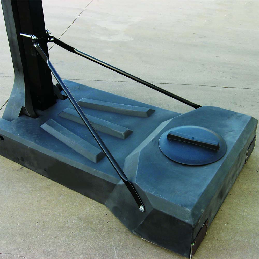 OmniChamp™ Turbo Tempered Glass Portable Basketball Hoop by First Team - Image 4