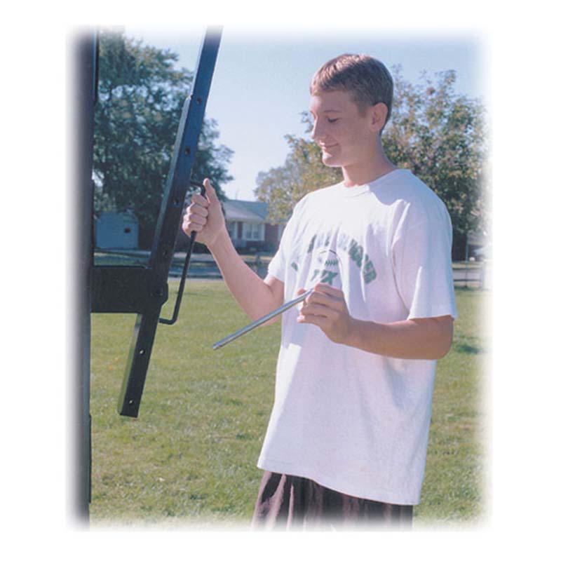Slam™ Adjustable In-Ground Bolt-Down Basketball Hoop by First Team - Image 2