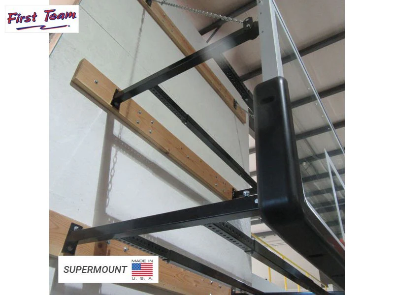 SuperMount46™ Wall Mount Basketball Hoop System by First Team - Image 3