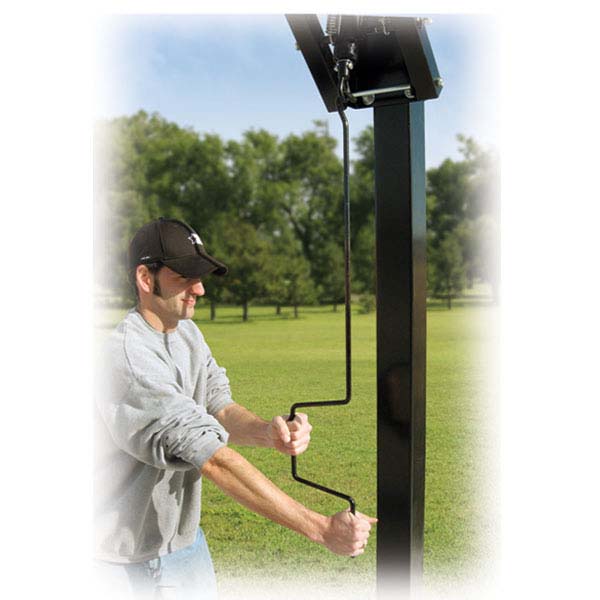Vector™ Adjustable In-Ground Bolt-Down Basketball Hoop by First Team - Image 2
